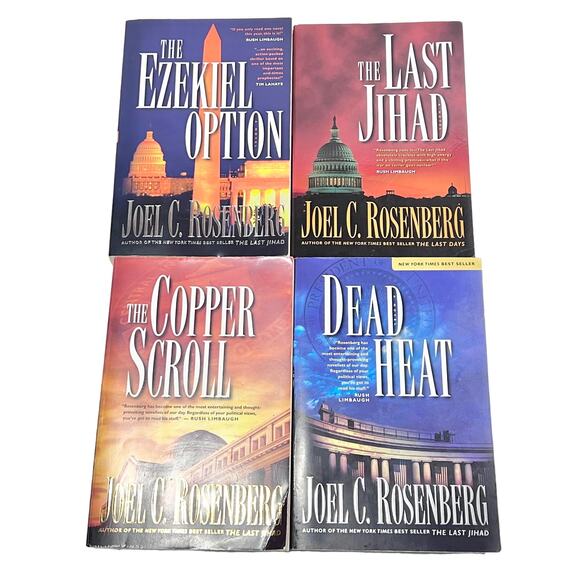 Joel C. Rosenberg The Ezekiel Option Last Jihad Copper Scroll Dead Heat Lot 4 - Picture 1 of 12